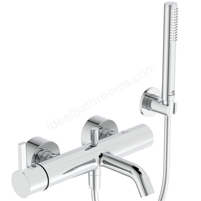 Atelier Joy single lever exposed shower mixer with kit; chrome 