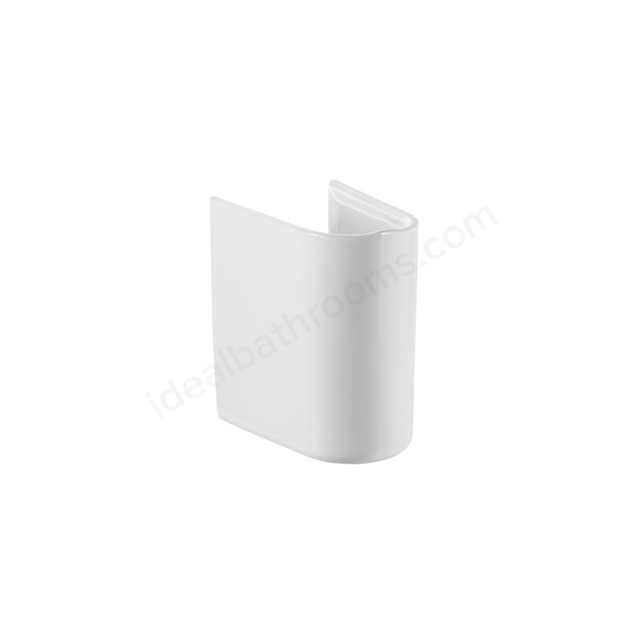Roca Debba Semi Pedestal for 450mm Basin - White