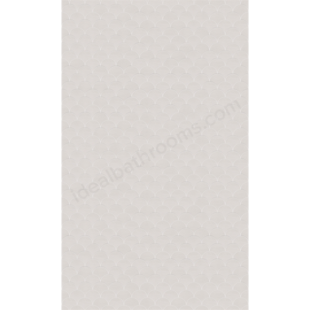 Kinewall Beige Scalloped Edge 1000mm x 2500mm Panel