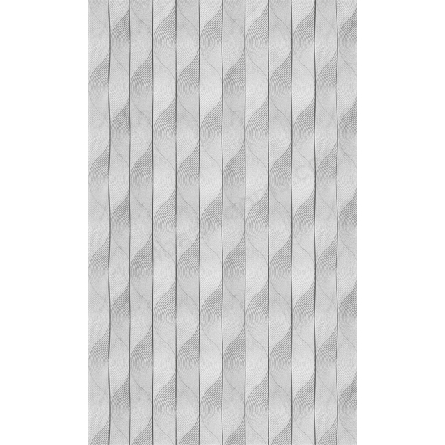 Kinewall Grey Geometric Wave 1500mm x 2500mm Panel