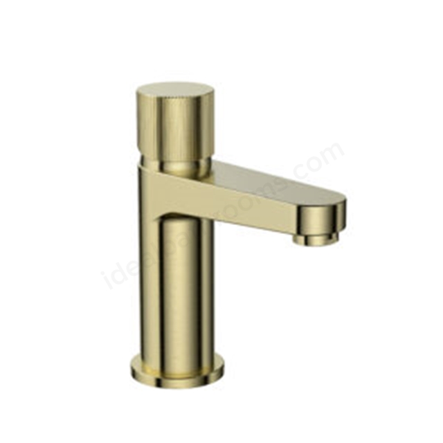Scudo Koko Mono Basin Tap Brushed Brass