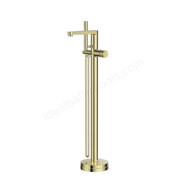 Scudo Koko Free Standing Tap Brushed Brass