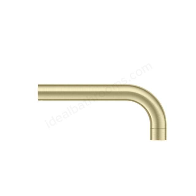 Scudo Core cloakroom brass spout 200mm Brushed Brass