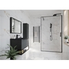 Scudo Dawn Minos Framed Glass Panel Black