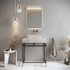 Scudo Marble Worktop 800x400x100 Honed Venato White