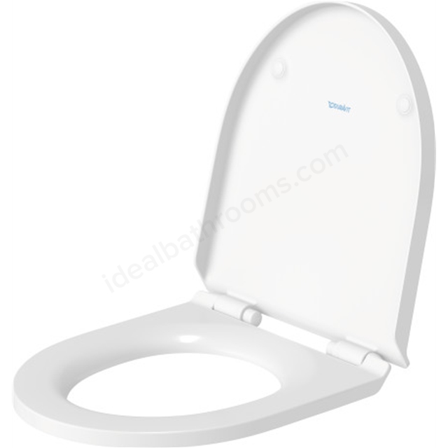 Duravit No.1 toilet seat and cover; white; soft close