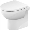 Duravit No.1 floorstanding toilet; white; rimless