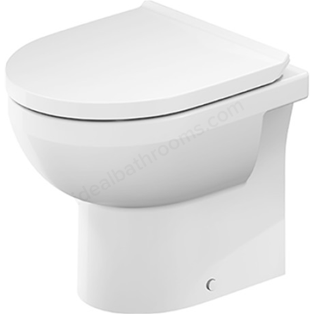 Duravit No.1 floorstanding toilet; white; rimless