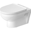 Duravit No.1 wall mounted toilet; rimless; white