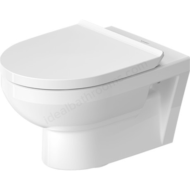 Duravit No.1 wall mounted toilet; rimless; white