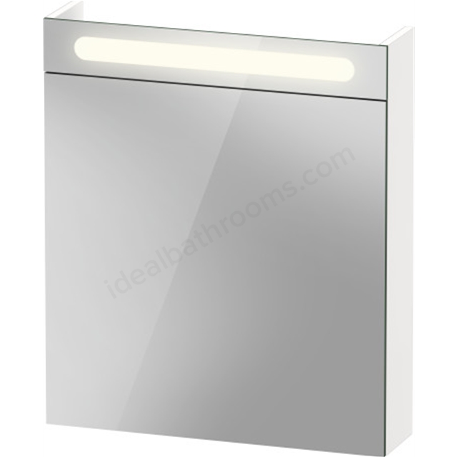 Duravit No.1 Mirror cabinet  Mirrored; White Matt 600x148x700 mm; Left