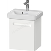 Duravit No.1 wall hung vanity unit; white matt; Left hand; 390mm