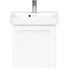 Duravit No.1 wall hung vanity unit; white matt; Left hand; 440mm