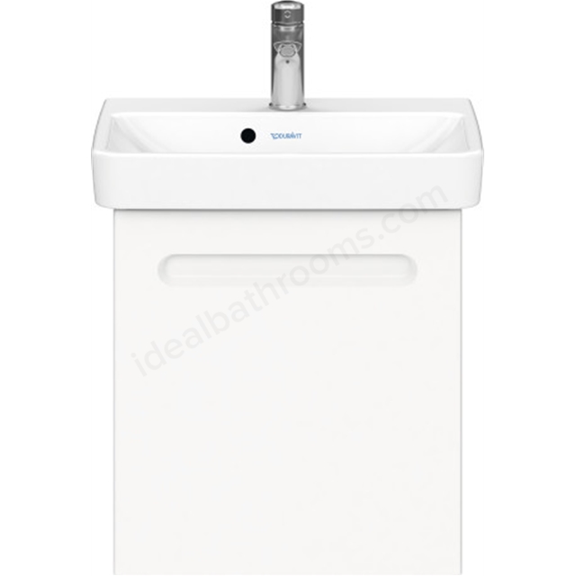 Duravit No.1 wall hung vanity unit; white matt; Left hand; 440mm