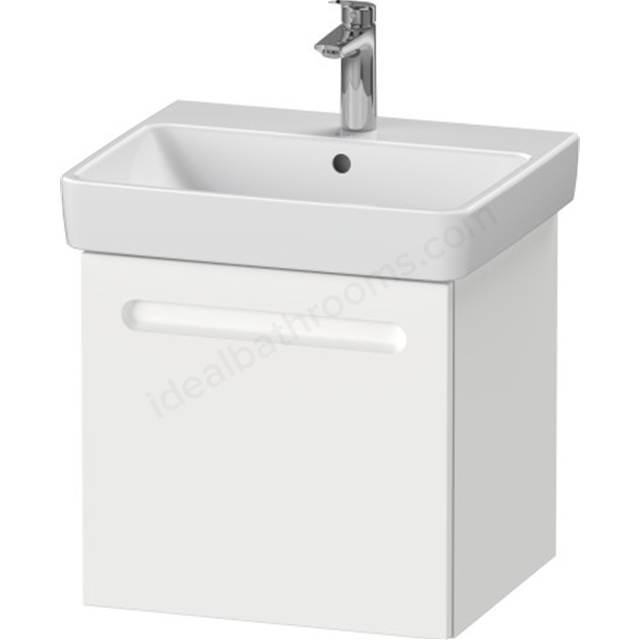 Duravit No.1 vanity unit wall hung; white matt; 1 drawer; 490mm