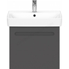 Duravit No.1 vanity unit wall hung; Graphite Matt; 1 drawer; 540mm