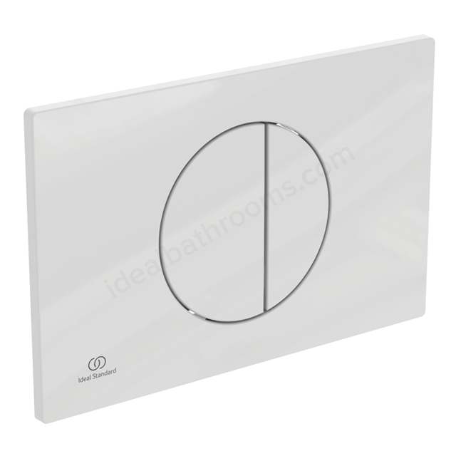 Ideal Standard Oleas M5 Round Dual Flush Flushplate - White