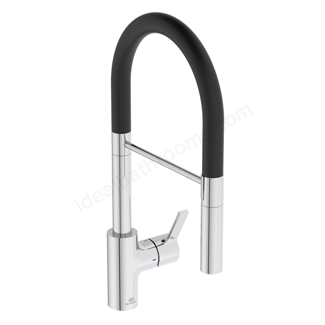 Ideal Standard Gusto SL 1 Hole Semi Pro 2 Function Sink Mixer with Blue Start Technology- Chrome