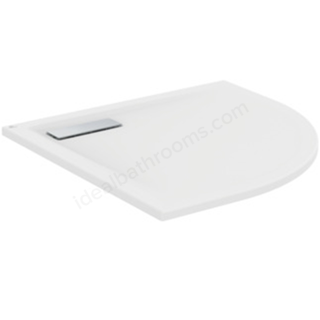 Ideal Standard Ultraflat 800 x 800mm Quadrant Shower Tray - Silk White