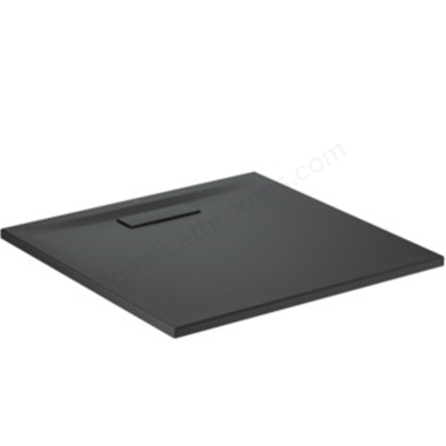 Ideal Standard Ultraflat 800 x 800mm shower tray - Matt Black