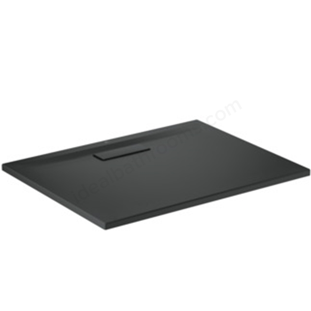 Ideal Standard Ultraflat 900 x 700mm shower tray - Matt Black