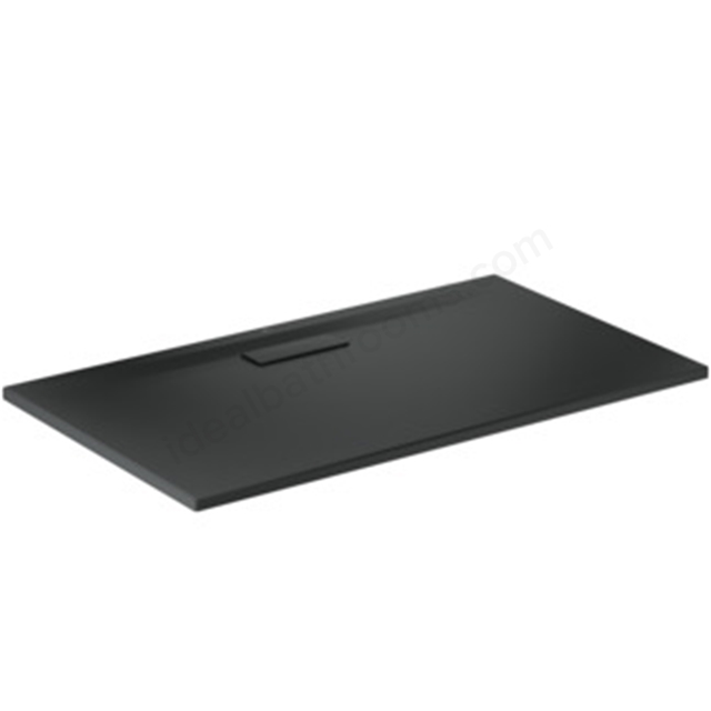 Ideal Standard Ultraflat 1200 x 700mm shower tray - Matt Black