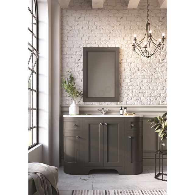 Scudo Brunswick 300 Return Unit Left - Spa Grey Curved 