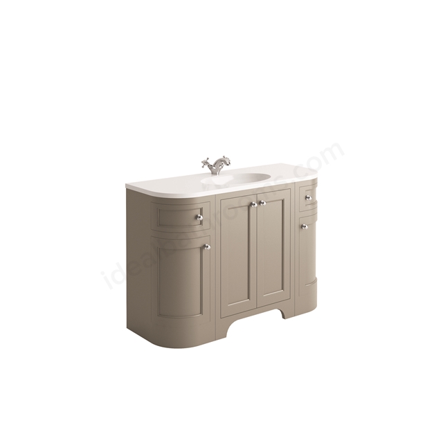 Scudo Brunswick 300 Return Unit Right - Dovetail Grey Curved 