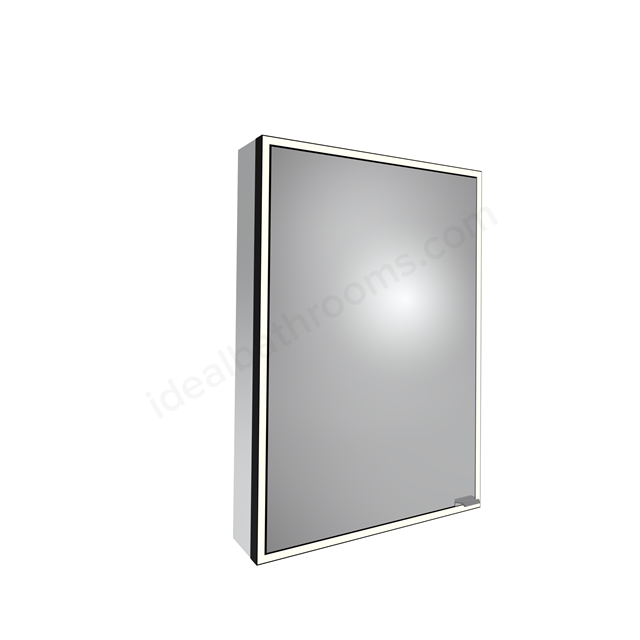 Tavistock Portrait 500x650mm Portrait Cabinet with 1 Door - Black