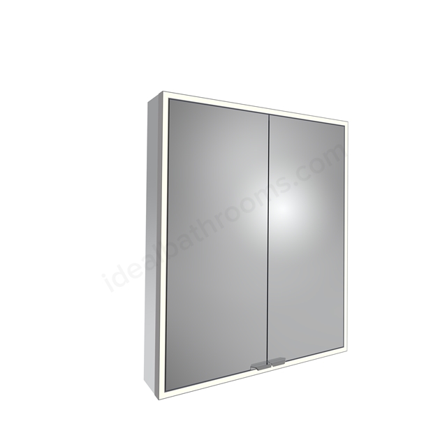 Tavistock Portrait 600x650mm Portrait Cabinet with 2 Doors - Gunmetal