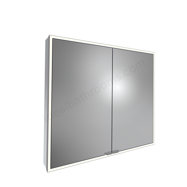 Tavistock Portrait 800x650mm Cabinet with 2 Doors - Gunmetal