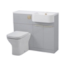 Tavistock Match 1000mm Unit, Right Handed - Gloss Grey