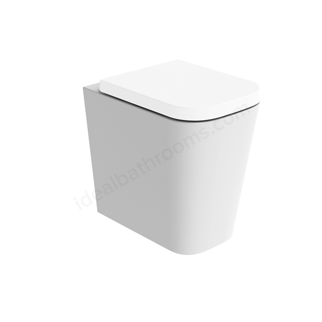Tavistock Compass Square Comfort Height Back To Wall WC Pan - White