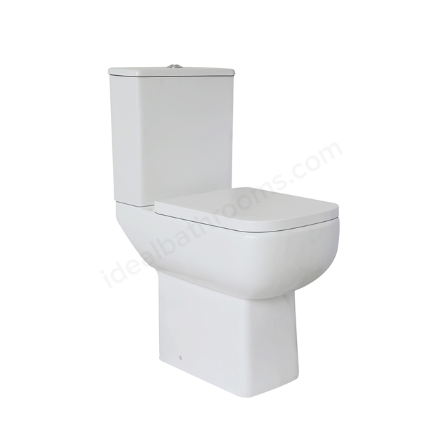 Scudo Choices Comfort Height Pan & Seat rimless WHT fittings