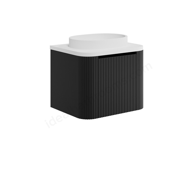 Scudo Linea 600 Vanity Matt Black 590x475x450
