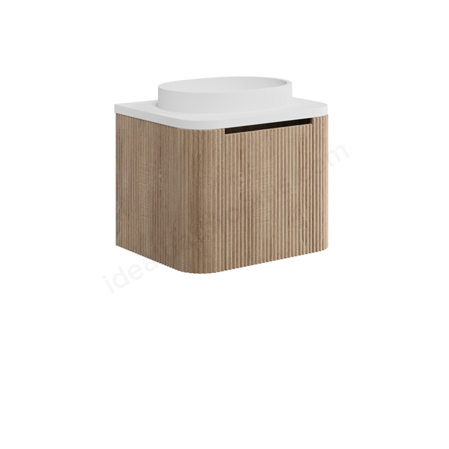 Scudo Linea 600 Vanity Sonoma Oak 590x475x450