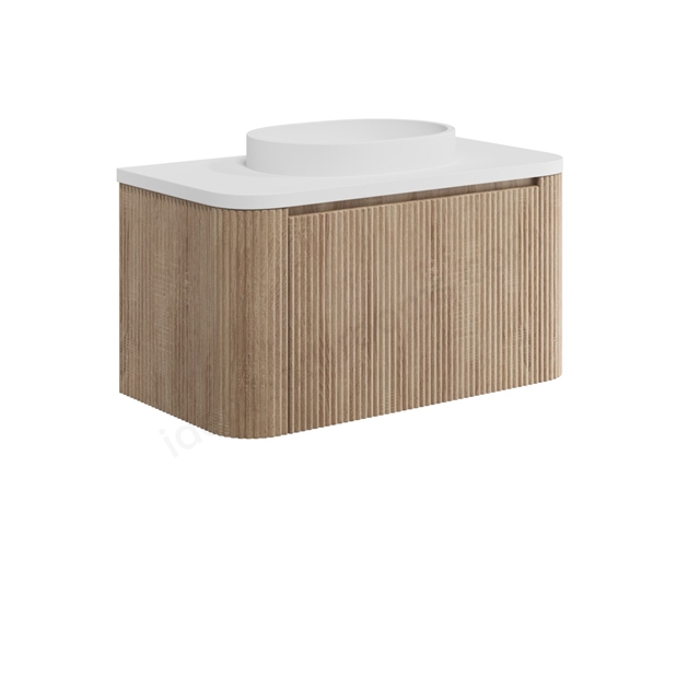 Scudo Linea 900 Vanity Sonoma Oak 890x475x450