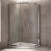 Mira LEAP Quadrant Shower Enclosure Panels (No Door); 6MM Glass; 900x900mm; Chrome