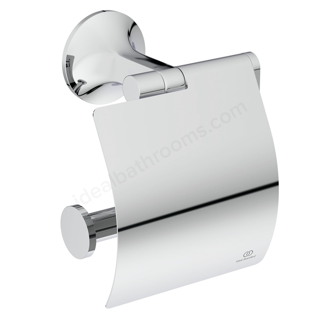 Atelier La Dolce Vita Toilet Roll Holder w/ Cap - Chrome