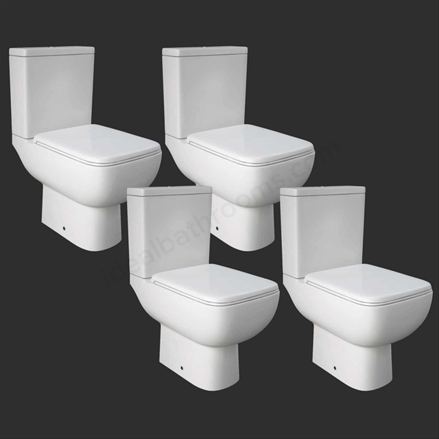 RAK Series 600 full access WC pack with slim seat x4