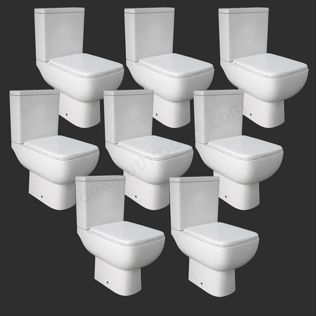 RAK Series 600 full access WC pack with slim seat x8