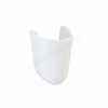 Swan Howe 350mm x 225mm Semi Pedestal - White
