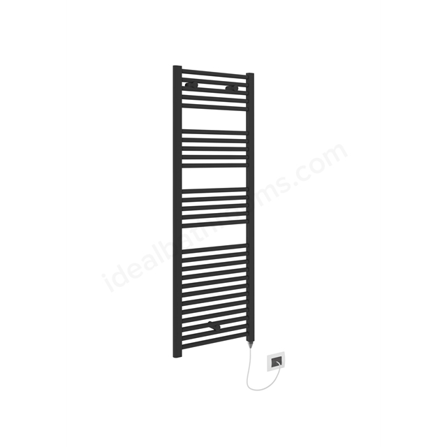 Swan Campbell Electric 1375 x 480mm Towel Warmer - Matt Black