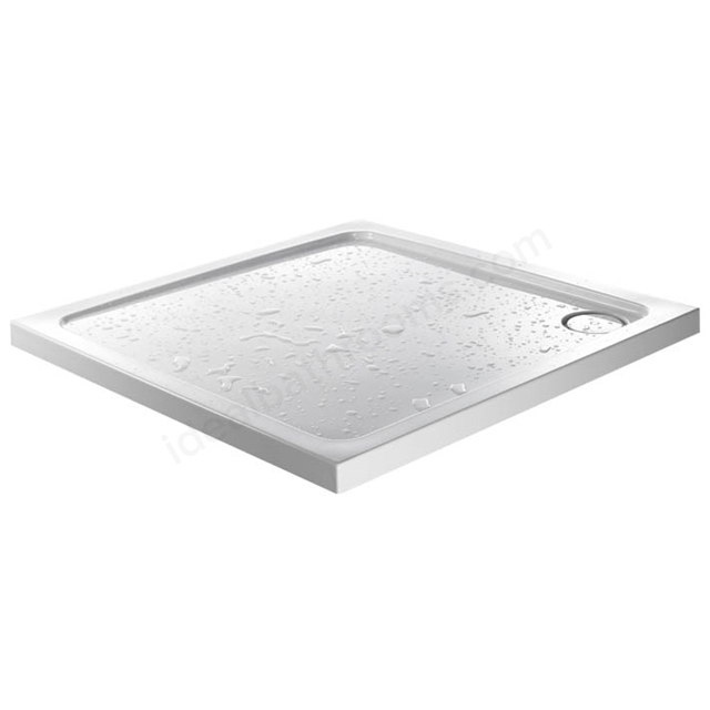 Swan Stony 760mm x 760mm Shower Tray - White