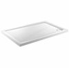 Swan Stony 900mm x 760mm Shower Tray - White