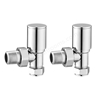Swan Non-Thermostatic Angled Valve - Chrome