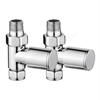 Swan Non-Thermostatic Straight Valve - Chrome