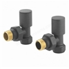 Swan Non-Thermostatic Angled Valve - Anthracite