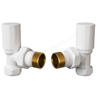 Swan Non-Thermostatic Angled Valve - White
