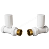 Swan Non-Thermostatic Straight Valve - White